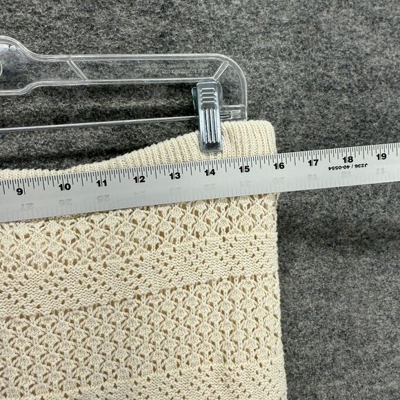 Freshman Skirt Women XL Beige Striped Maxi Long Pull On Stretch Elastic Waist - Picture 3 of 6